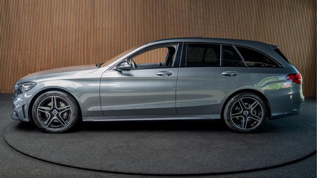 Mercedes-Benz C-KLASSE Estate 180 AMG Pano Leer Camera Navi LED PTS Elekt. achterklep Elektr. trekhaak LM velgen BTW auto!