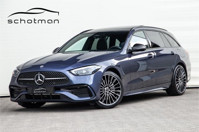 Mercedes-Benz C-KLASSE Estate 300 e AMG Nightpakket, Pano, Carplay, Hybrid 2023