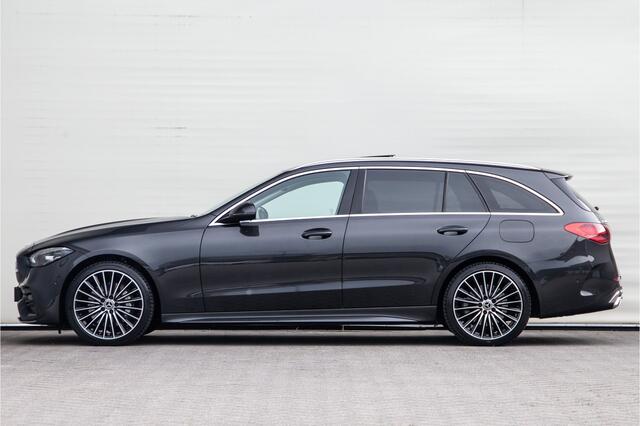 Mercedes-Benz C-KLASSE Estate 300 e AMG Premium, Massage, Distronic, Pano, Trekhaak, Carplay, Hybrid 2023