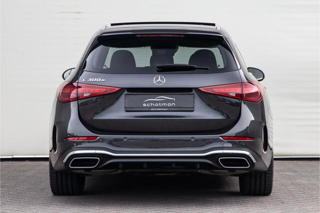 Mercedes-Benz C-KLASSE Estate 300 e AMG Premium, Massage, Distronic, Pano, Trekhaak, Carplay, Hybrid 2023