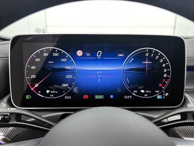 Mercedes-Benz C-KLASSE Estate 300 e Business Solution AMG | Comfortpakket Plus | Nightpakket | Parkeerpakket met 360°-camera | Trekhaak | Panoramaschuifdak | 19" multispaaks lichtmetalen AMG-velgen | GUARD 360° Plus | Middenconsole metaalstructuur |