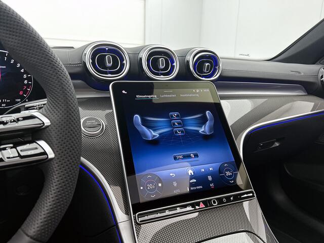 Mercedes-Benz C-KLASSE Estate 300 e Business Solution AMG | Comfortpakket Plus | Nightpakket | Parkeerpakket met 360°-camera | Trekhaak | Panoramaschuifdak | 19" multispaaks lichtmetalen AMG-velgen | GUARD 360° Plus | Middenconsole metaalstructuur |