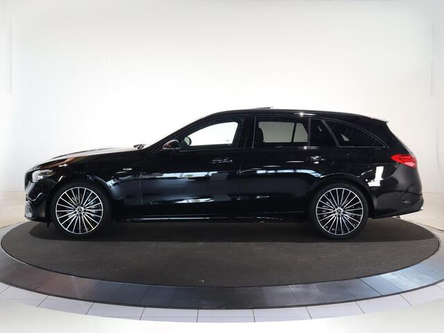 Mercedes-Benz C-KLASSE Estate 300e Business Solution AMG | Panoramaschuifdak | Night | Burmester | Rijassistentiepakket Plus | Matrix Led |