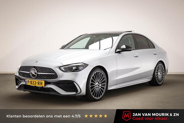 Mercedes-Benz C-KLASSE 200 Launch Edition AMG Line | PANORAMADAK | STOELVERWARMING | DAB | CAMERA | TREKHAAK | 19"