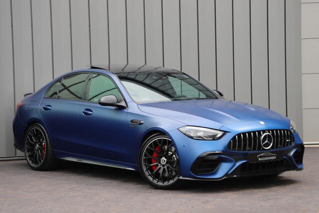 Mercedes-Benz C-KLASSE AMG 63 S E Performance | 680PK | Head-up | Schaalstoelen | Carbon | Burmester | Sfeerverlichting | Track-pace | Stoelkoeling | 2023.