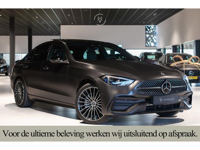 Mercedes-Benz C-KLASSE 300 e AMG Magno|Nappa|Night|Rij-assistentie Plus|Keyless-Go|Stoelkoeling|Pano|360°|Burmester|19''