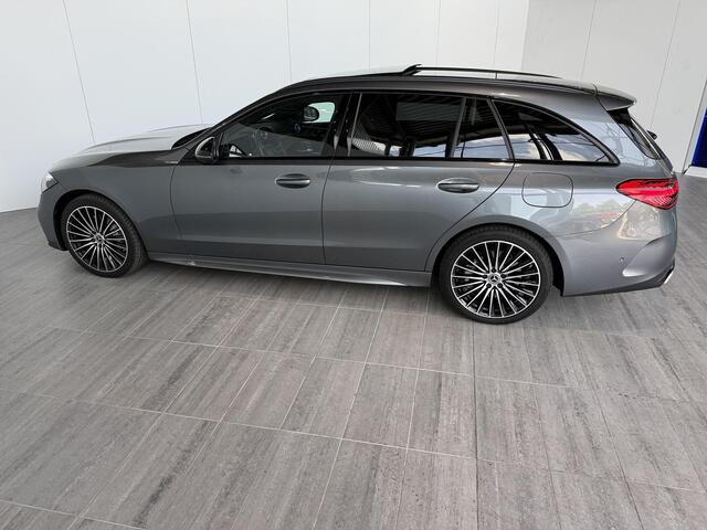 Mercedes-Benz C-KLASSE Estate 300e Business Solution AMG | Panoramaschuifdak | Burmester | Rijassistentiepakket | DIGITAL LIGHT | Trekhaak |
