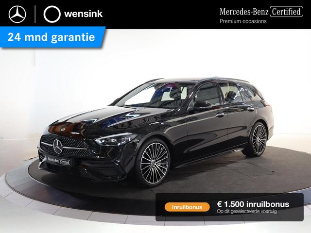Mercedes-Benz C-KLASSE Estate 180 Star Edition AMG Line | Panoramaschuifdak | DIGITAL LIGHT | Nightpakket | Stoelventilatie/-verwarming vooraan | Panoramaschuifdak |