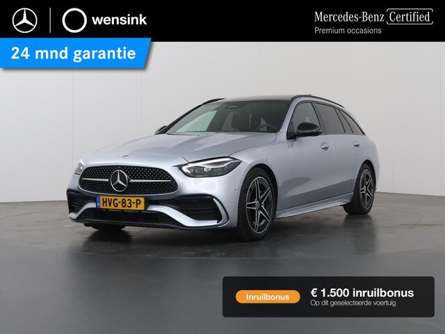 Mercedes-Benz C-KLASSE Estate 180 Business Solution AMG | Panoramadak | Night pakket | Memory stoelen | Keyless | Digital Light