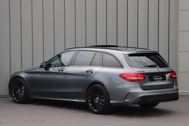 Mercedes-Benz C-KLASSE Estate AMG 43 4MATIC | 367PK | Pano | Burmester | ILS | Distronic+ | Memory | Carbon | Sfeerverlichting | Trekhaak | 2017.