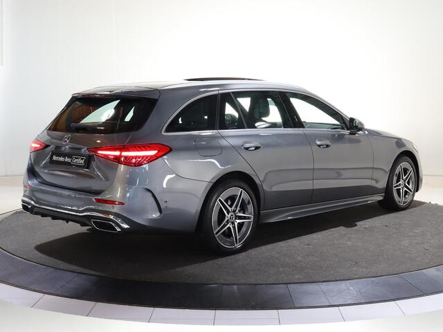Mercedes-Benz C-KLASSE Estate 300e Star Edition AMG Line | Panoramaschuifdak | DISTRONIC | Trekhaak | USB-pakket plus