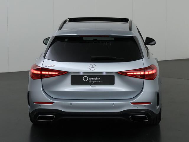 Mercedes-Benz C-KLASSE Estate 180 Business Solution AMG | Night pakket | Panoramadak | Trekhaak | Verwarmde stoelen |
