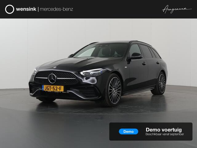 Mercedes-Benz C-KLASSE 300e Business Solution AMG | Panoramaschuifdak | Night | Burmester | Rijassistentiepakket Plus | Matrix Led