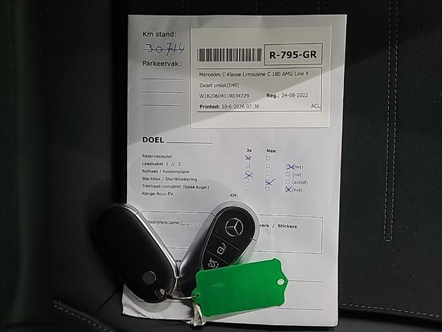 Mercedes-Benz C-KLASSE 180 AMG Line 1e-Eig. & Dealer-Onderh. BOVAG-Garantie. NL-Auto.