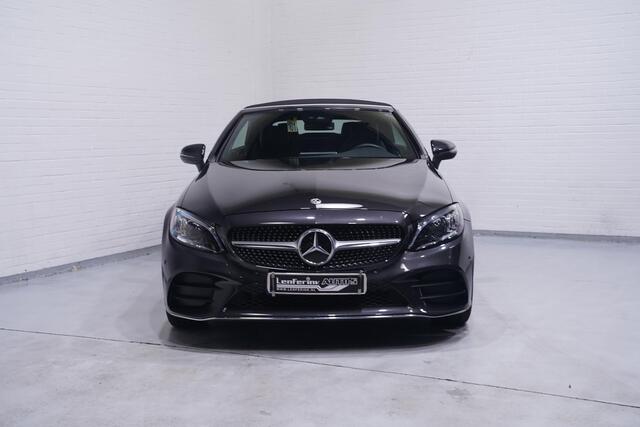 Mercedes-Benz C-KLASSE Cabrio 180 AMG Line AMG Styling Camera lederen-bekleding Apple Carplay digi-dashboard 18"-lmv spoorpakket windscherm nekwarmer keyless-start led-verlichting DAB-ontvangst PDC v+a cruise-controle