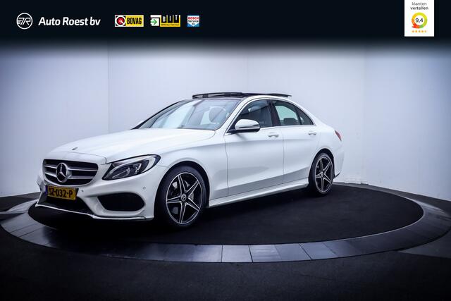 Mercedes-Benz C-KLASSE 180CDI Aut. SPORT EDITION SCHUIFD. | FULL LED | AMG LINE | LEDER | CAMERA | NAVI | LMV
