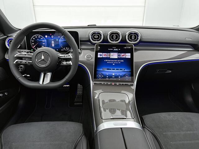 Mercedes-Benz C-KLASSE Estate 300 e 140 Years Edition | Comfortpakket Plus | Parkeerpakket met 360°-camera | Nightpakket | Trekhaak | Panoramaschuifdak | Middenconsole metaalstructuur | GUARD 360° Plus | 19" multispaaks lichtmetalen AMG-velgen |