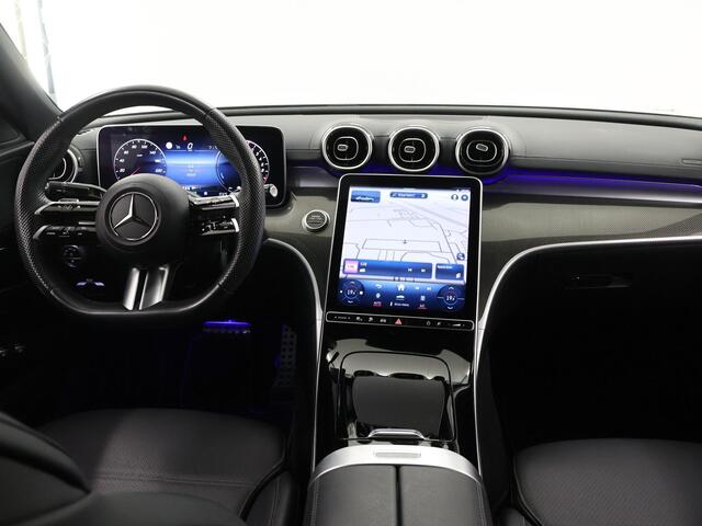 Mercedes-Benz C-KLASSE 300 e AMG Line | Stoelverwarming | High Performance LED | Achteruitrijcamera | Sfeerverlichting | Apple carplay |