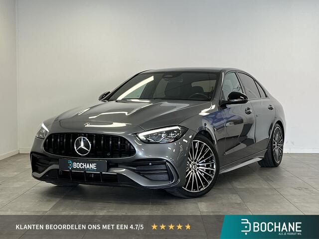 Mercedes-Benz C-KLASSE 180 AMG Line | Dodehoek detectie | Lederen stoelen | Stoelverwarming