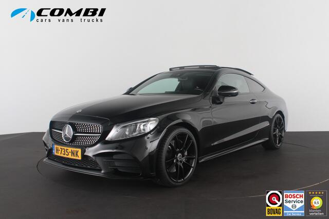 Mercedes-Benz C-KLASSE Coupé 300 Premium AMG Plus Pack > 258pk/Pano.Schuif/Burmester/Standkachel/Sfeerverlichting....