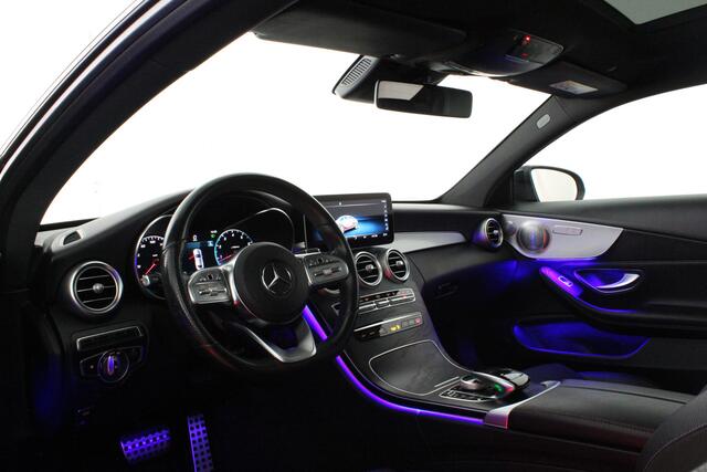 Mercedes-Benz C-KLASSE Coupé 300 Premium AMG Plus Pack > 258pk/Pano.Schuif/Burmester/Standkachel/Sfeerverlichting....