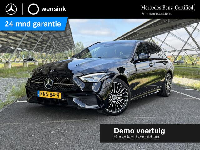Mercedes-Benz C-KLASSE Estate 300e 140 Years Edition | Night | Panoramaschuifdak | Comfort-Pakket | Winterpakket | AMG-line | 360 Camera |