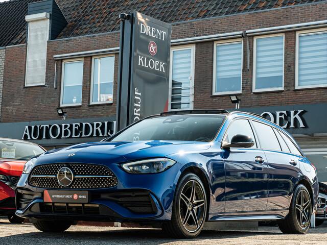 Mercedes-Benz C-KLASSE Estate 300 e AMG Line PANO HUD MEMORY STOELEN LEDER STOELVERW EN KOEL BOMVOL!!