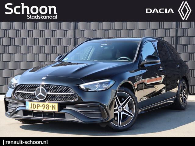 Mercedes-Benz C-KLASSE Estate 300 e AMG Line Limited | Garantie 11-2027 | Adap. Cruise | Elek. Trekhaak | Camera | Carplay | LED