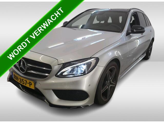 Mercedes-Benz C-KLASSE Estate 160 Amg Line / Panoramadak / Nightpakket / Leder / Pdc.+Camera / Airco-ecc. / Cruise-ctr. / Apk 11-2026