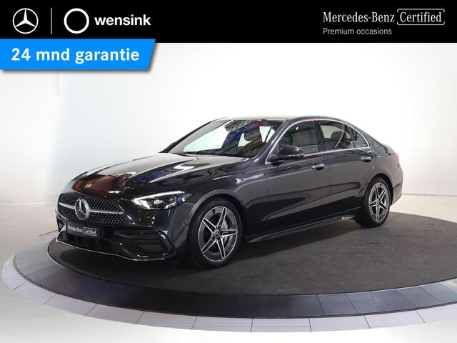 Mercedes-Benz C-KLASSE 180 AMG Line | Trekhaak | Lederen bekleding | Memory | Digital Light |