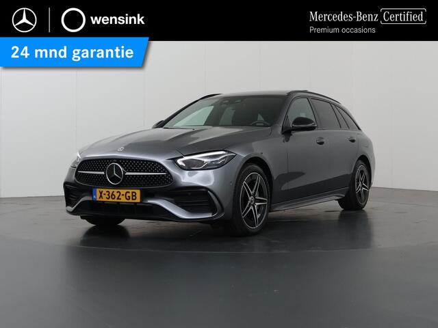 Mercedes-Benz C-KLASSE Estate 300 e AMG Line | Night | Panoramadak | Trekhaak | Stoelverwarming | Digital Light |