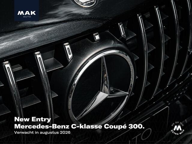Mercedes-Benz C-KLASSE Coupé 300 AMG Line , NL-auto, pano, Burmester, 360 camera, memory, keyless