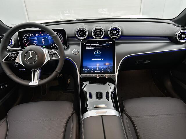 Mercedes-Benz C-KLASSE 300 e Business Solution Luxury | Winterpakket | Trekhaak | Warmtewerend, donkergetint glas | Panoramaschuifdak | GUARD 360° Plus | 18 inch vijf-dubbelspaaks lichtmetalen velgen |