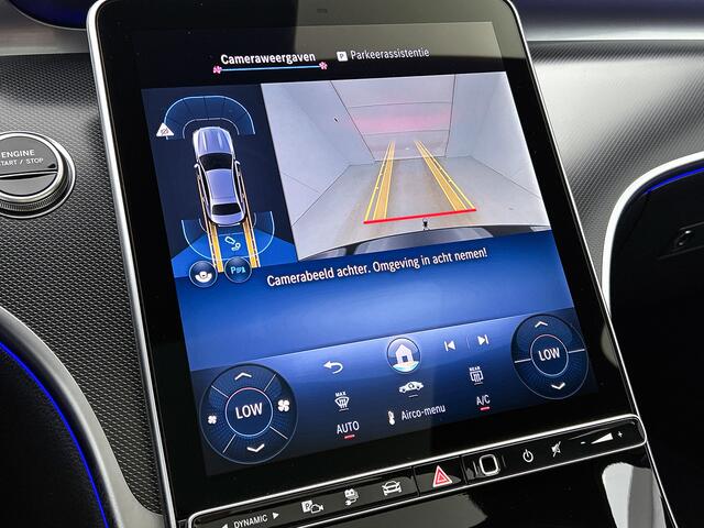 Mercedes-Benz C-KLASSE 300 e Business Solution Luxury | Winterpakket | Trekhaak | Warmtewerend, donkergetint glas | Panoramaschuifdak | GUARD 360° Plus | 18 inch vijf-dubbelspaaks lichtmetalen velgen |