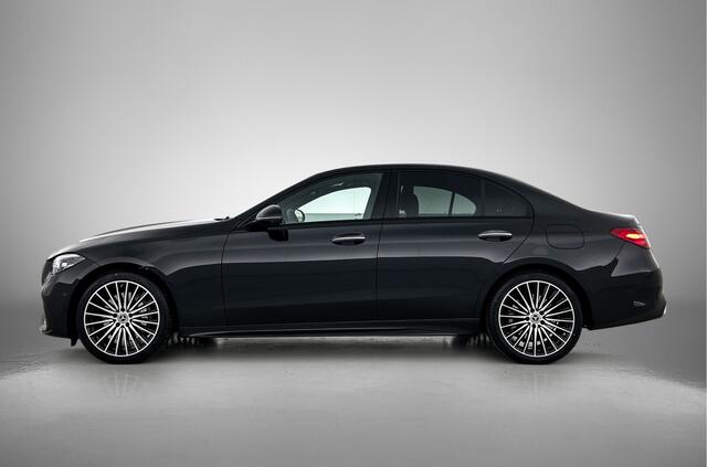 Mercedes-Benz C-KLASSE 300 e 140 Years Edition | Comfortpakket Plus | Nightpakket | Parkeerpakket met 360°-camera | Trekhaak | Middenconsole metaalstructuur | 19" multispaaks lichtmetalen AMG-velgen | Panoramaschuifdak |