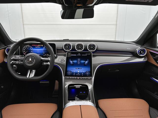 Mercedes-Benz C-KLASSE 300 e 140 Years Edition | Comfortpakket Plus | Nightpakket | Parkeerpakket met 360°-camera | Trekhaak | Middenconsole metaalstructuur | 19" multispaaks lichtmetalen AMG-velgen | Panoramaschuifdak |