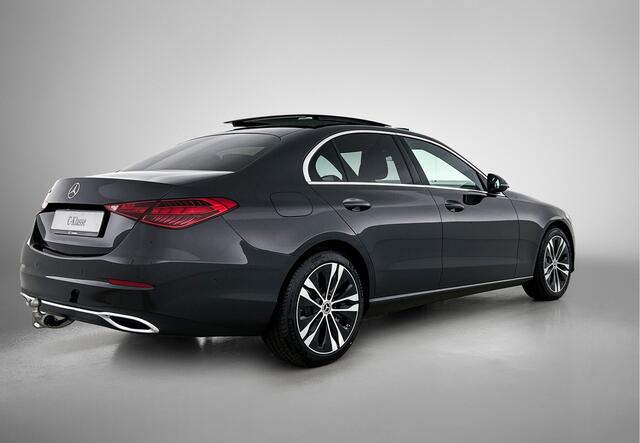 Mercedes-Benz C-KLASSE 300 e Business Solution Luxury | Winterpakket | Parkeerpakket | Trekhaak | Panoramaschuifdak | Warmtewerend, donkergetint glas | GUARD 360° Plus |