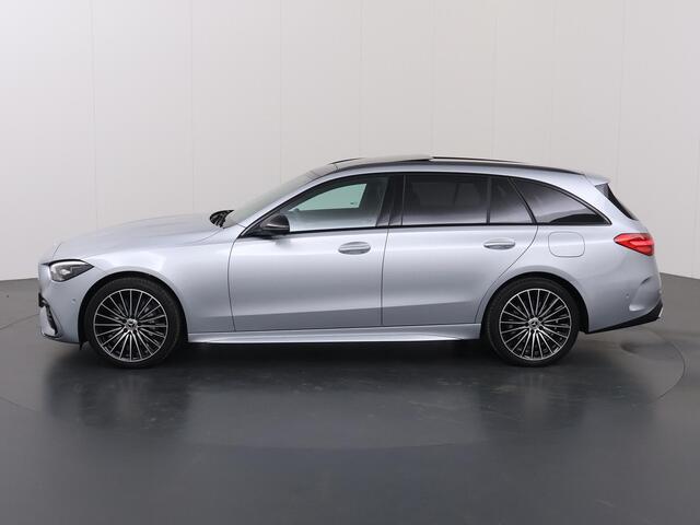 Mercedes-Benz C-KLASSE Estate 300e Business Solution AMG | Panoramaschuifdak | Burmester | Rijassistentiepakket | DIGITAL LIGHT | Trekhaak |