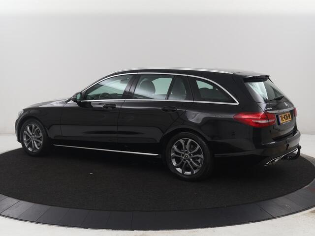 Mercedes-Benz C-KLASSE Estate 180 Business Solution | Half leder | Stoelverwarming | Navigatie | Bluetooth | Camera | Park assist | Cruise control | Climate control | Elektrische achterklep | Trekhaak