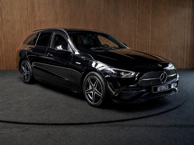 Mercedes-Benz C-KLASSE Estate 300e AMG Line Panodak Leer Distronic 360° Memory seats Digital Light Navi LED Nightpack PTS Ambient Elekt. achterklep Climate LM velgen BTW auto! SOH: 99,6%
