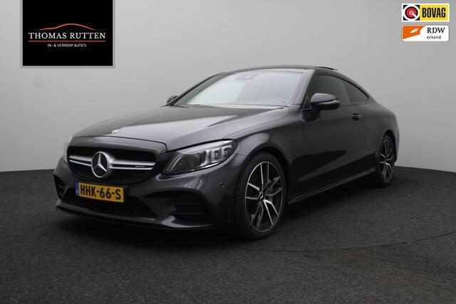 Mercedes-Benz C-KLASSE Coupé AMG 43 4MATIC Premium Plus Pack 2020 | Burmester | Airco | Schuif Kantel Dak | Adaptive Cruise | Carplay | Navigatie | 360 Camera | DAB Radio | 2 Sleutels | Boekjes