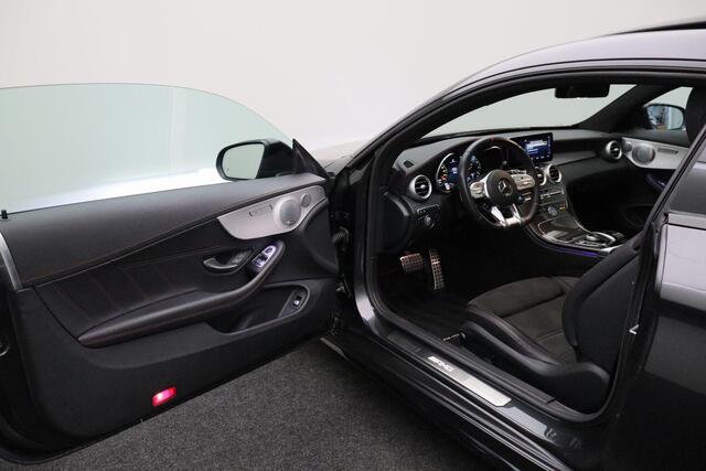 Mercedes-Benz C-KLASSE Coupé AMG 43 4MATIC Premium Plus Pack 2020 | Burmester | Airco | Schuif Kantel Dak | Adaptive Cruise | Carplay | Navigatie | 360 Camera | DAB Radio | 2 Sleutels | Boekjes