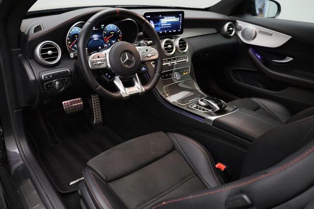 Mercedes-Benz C-KLASSE Coupé AMG 43 4MATIC Premium Plus Pack 2020 | Burmester | Airco | Schuif Kantel Dak | Adaptive Cruise | Carplay | Navigatie | 360 Camera | DAB Radio | 2 Sleutels | Boekjes