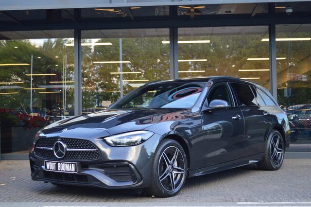 Mercedes-Benz C-KLASSE Estate 300 e AMG Led Leder Panorama Distronic Head-Up Camera 360 Trekhaak Pdc