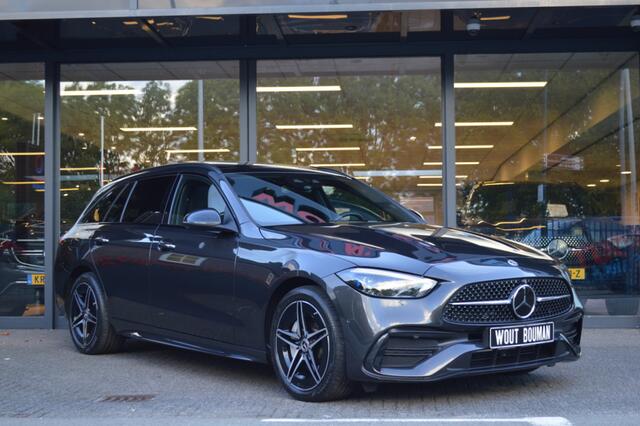 Mercedes-Benz C-KLASSE Estate 300 e AMG Led Leder Panorama Distronic Head-Up Camera 360 Trekhaak Pdc