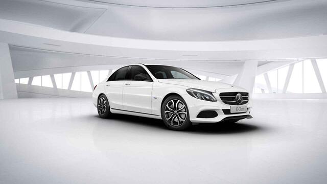 Mercedes-Benz C-KLASSE 350 e Premium | Night | Schuif/kanteldak | Stoelverwarming | Navigatie | Sfeerverlichting |