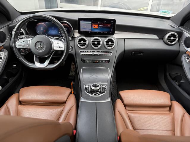 Mercedes-Benz C-KLASSE Estate 180 Business Solution AMG 156pk | Virtual Cockpit | Achteruitrijcamera | Bluetooth | Cruise control adaptief met stop&go en stuurhulp | DAB | Elektrisch glazen panorama-dak | Matrix led koplampen | Voorstoelen verwarmd | Zeer nette auto!
