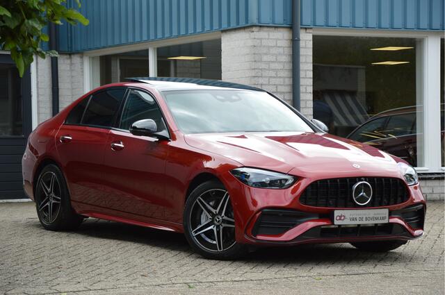 Mercedes-Benz C-KLASSE 400 e 4MATIC AMG Line PANORAMADAK | BURMESTER | HUD | DIGITAL LICHT | MEMORY | DASHCAM | KEYLESS | SFEERVERL | ENZ