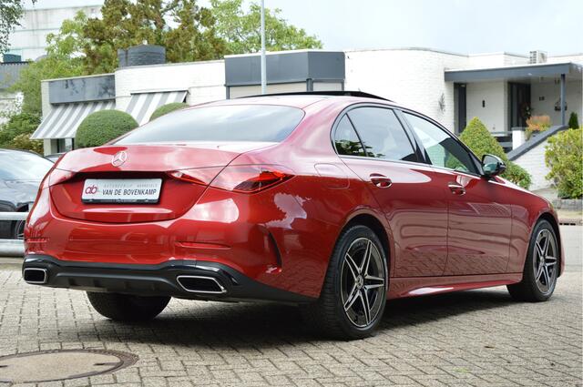 Mercedes-Benz C-KLASSE 400 e 4MATIC AMG Line PANORAMADAK | BURMESTER | HUD | DIGITAL LICHT | MEMORY | DASHCAM | KEYLESS | SFEERVERL | ENZ