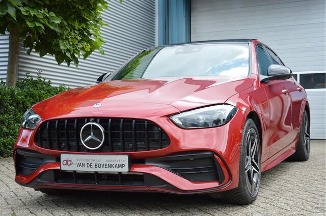 Mercedes-Benz C-KLASSE 400 e 4MATIC AMG Line PANORAMADAK | BURMESTER | HUD | DIGITAL LICHT | MEMORY | DASHCAM | KEYLESS | SFEERVERL | ENZ